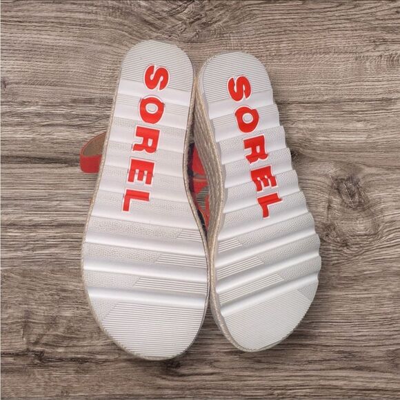 SOREL WOMEN'S CAMERON MULTI STRAP WEDGE SANDAL size 7.5 NEW - Picture 4 of 6